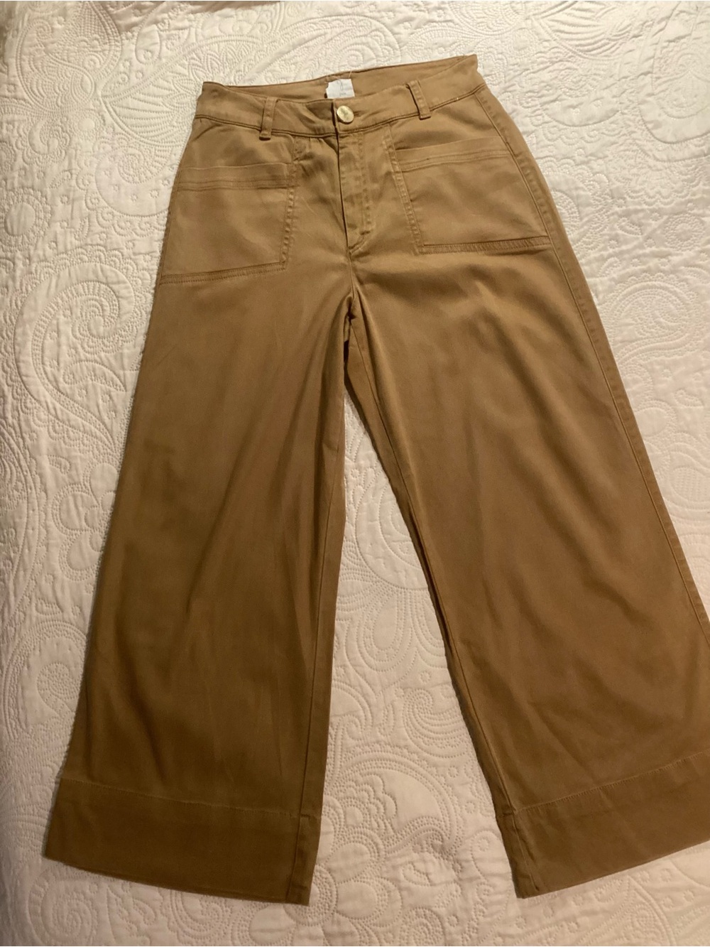 Joie brand Women’s wide leg cropped pants